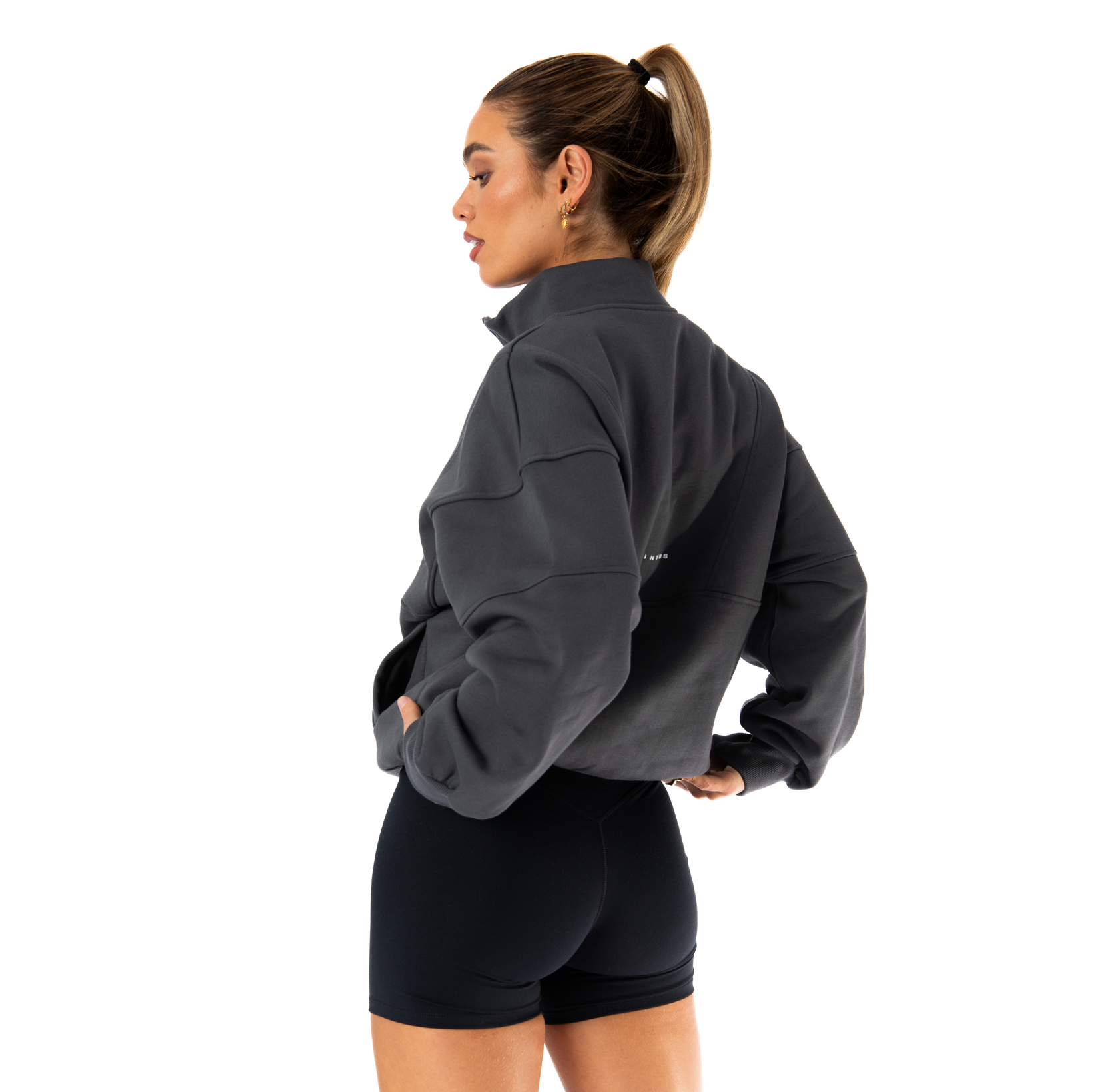 Eclipse Half-Zip | Charcoal