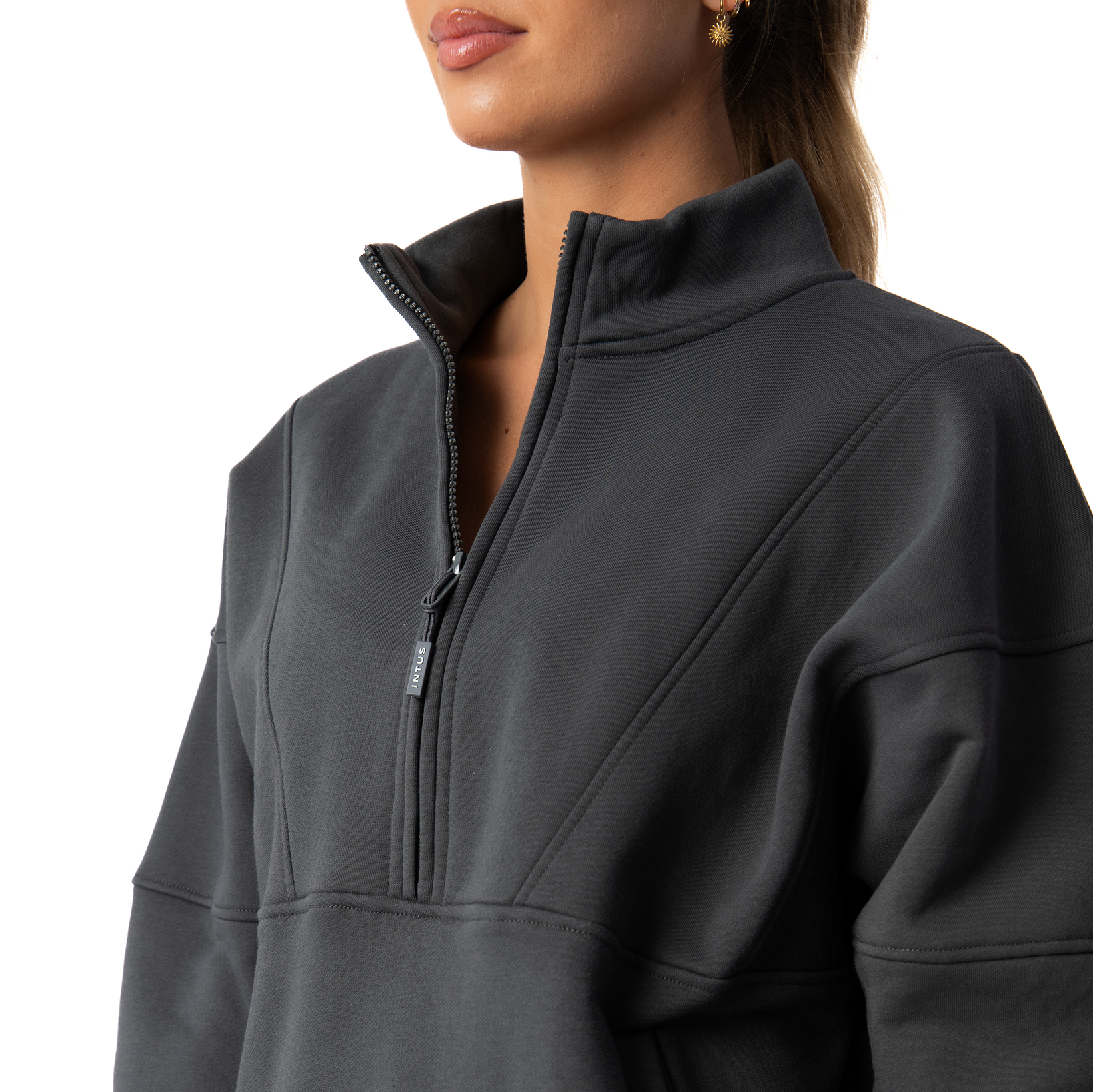Eclipse Half-Zip | Charcoal