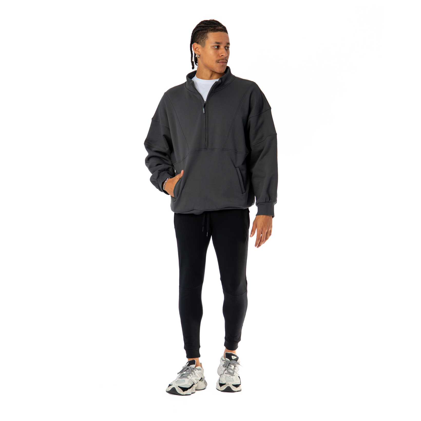 Eclipse Half-Zip | Charcoal