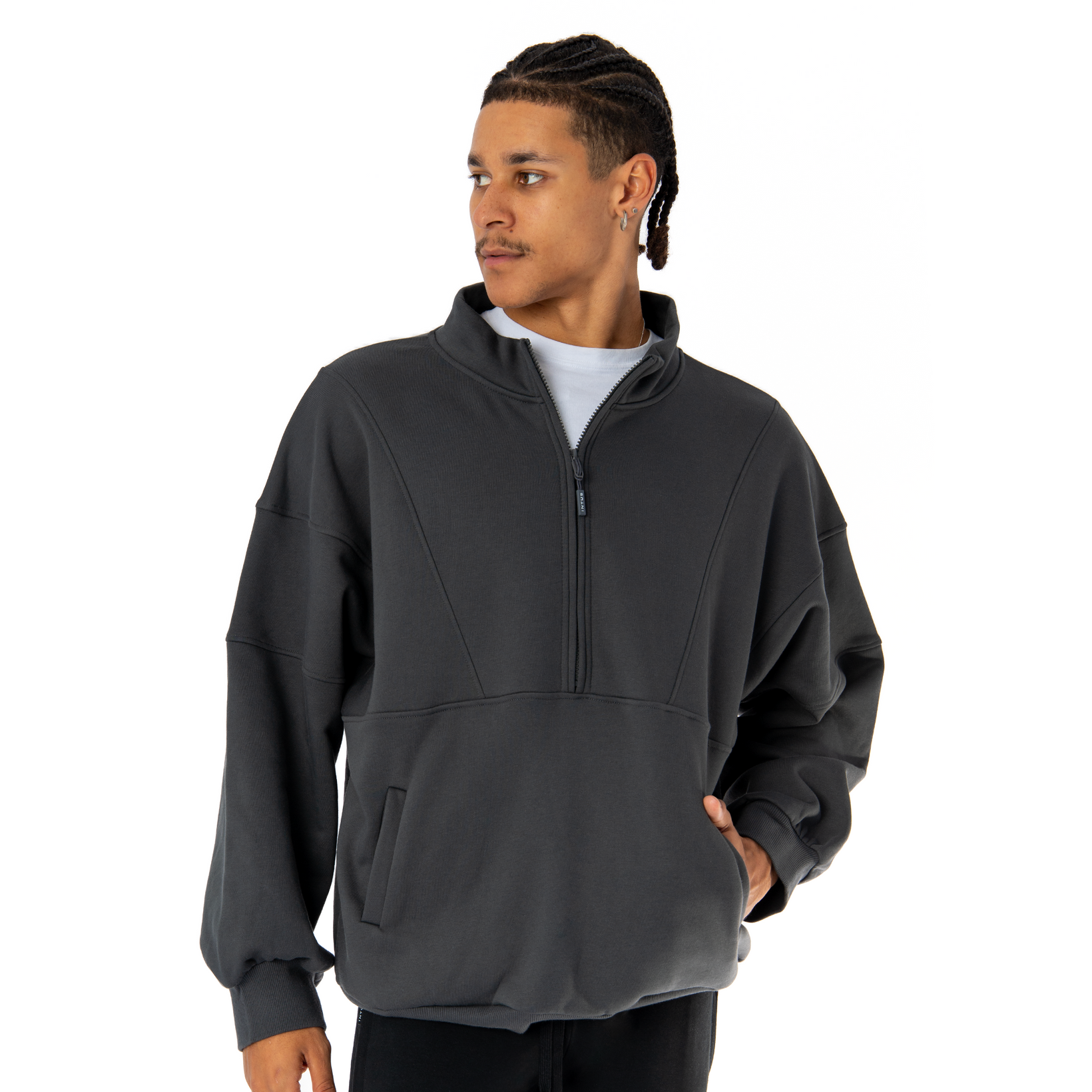 Eclipse Half-Zip | Charcoal