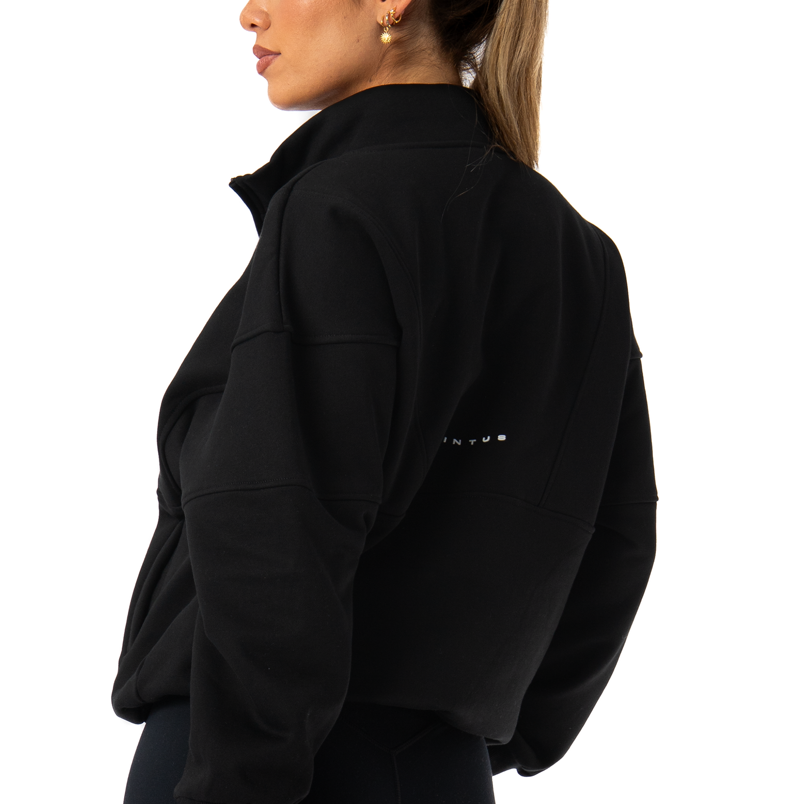 Eclipse Half-Zip | Midnight Black