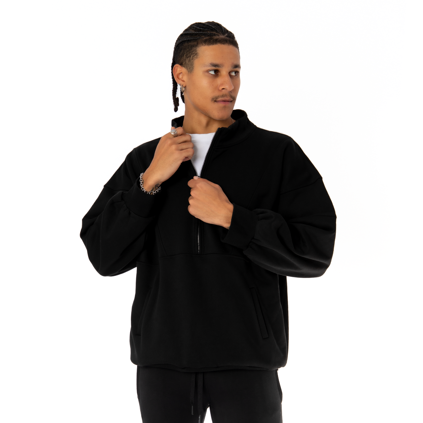 Eclipse Half-Zip | Midnight Black