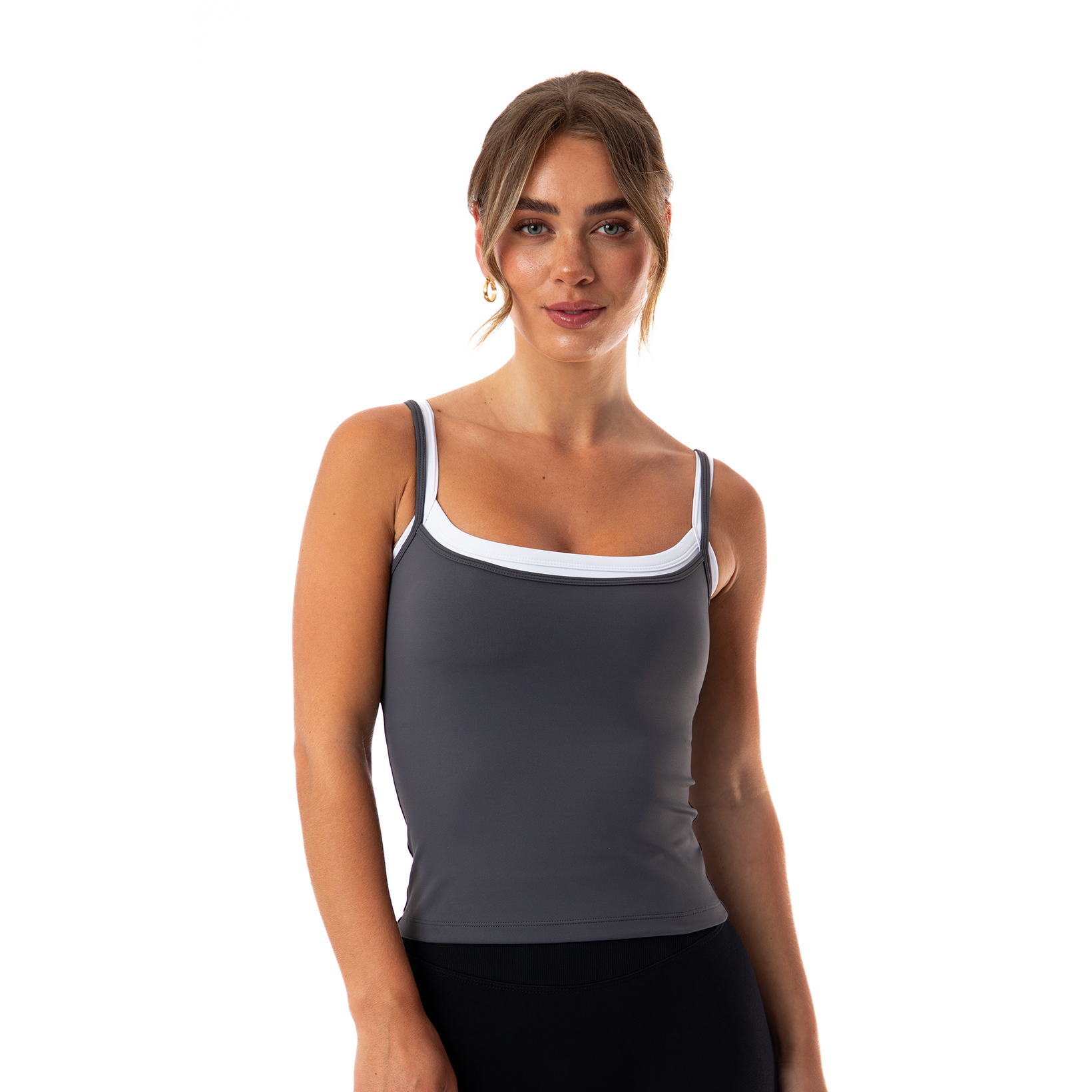 Twin Layer Singlet | Smoke