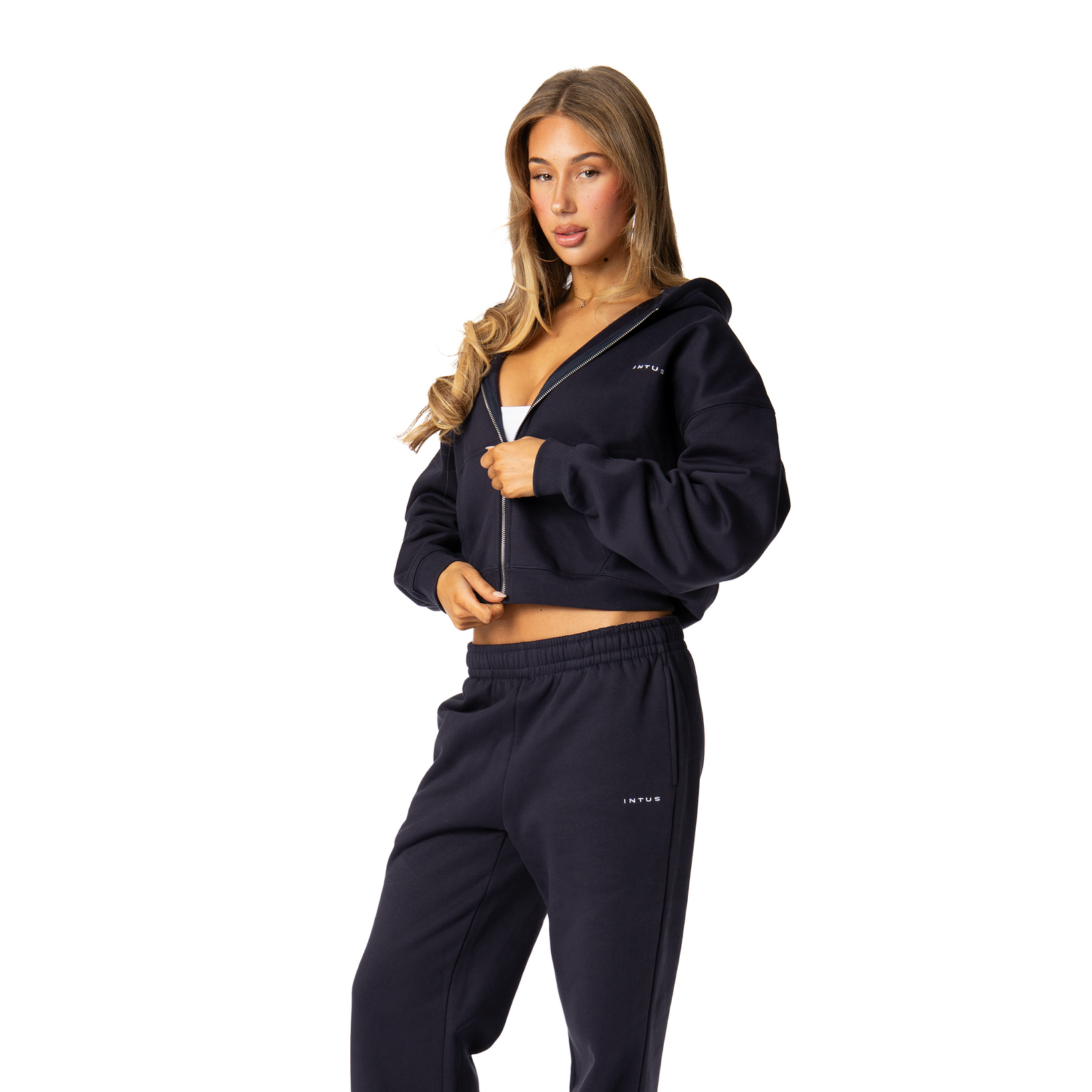 Aspen Zip-Up Hoodie | Navy