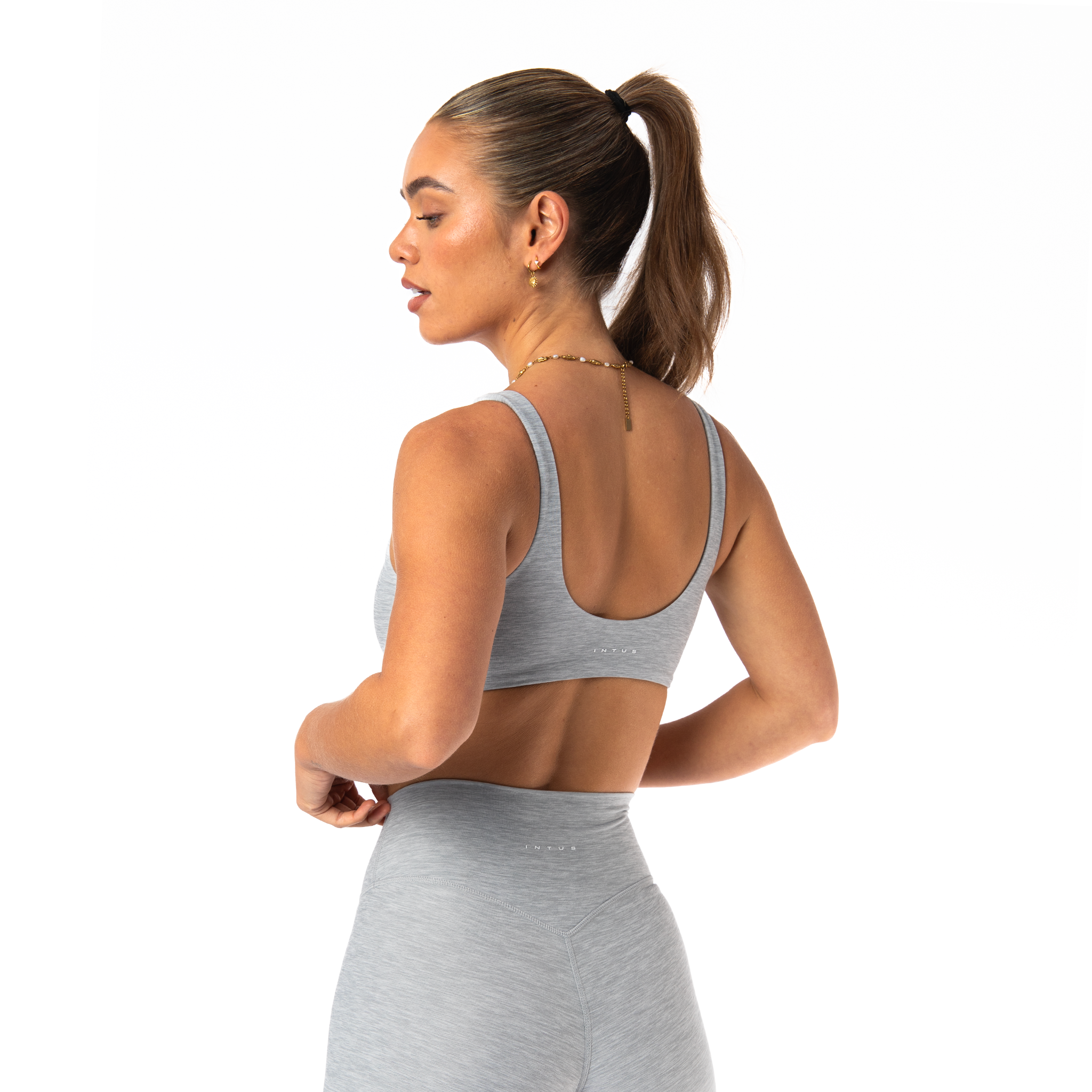 Delphine Crop | Marle Grey