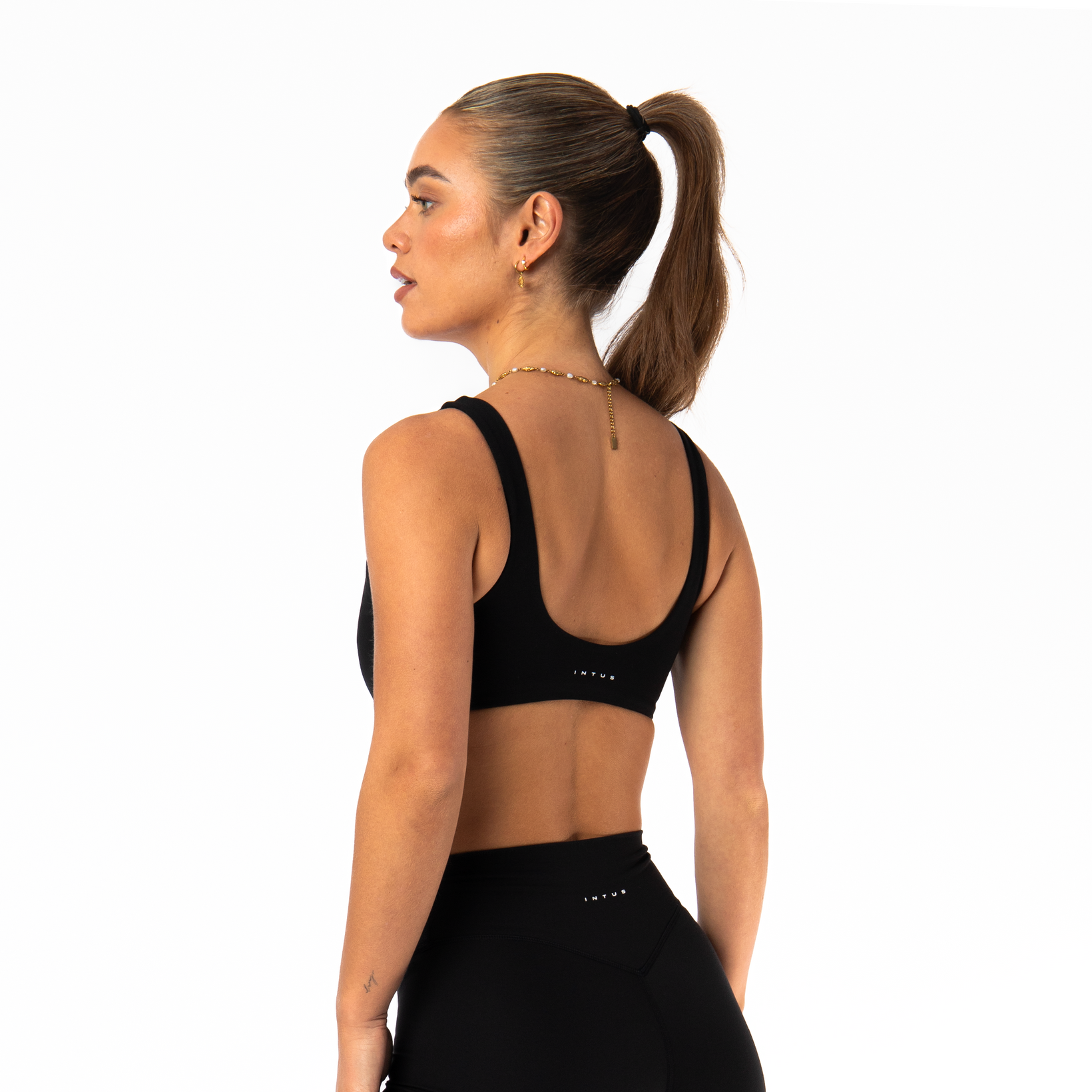 Delphine Crop | Midnight Black