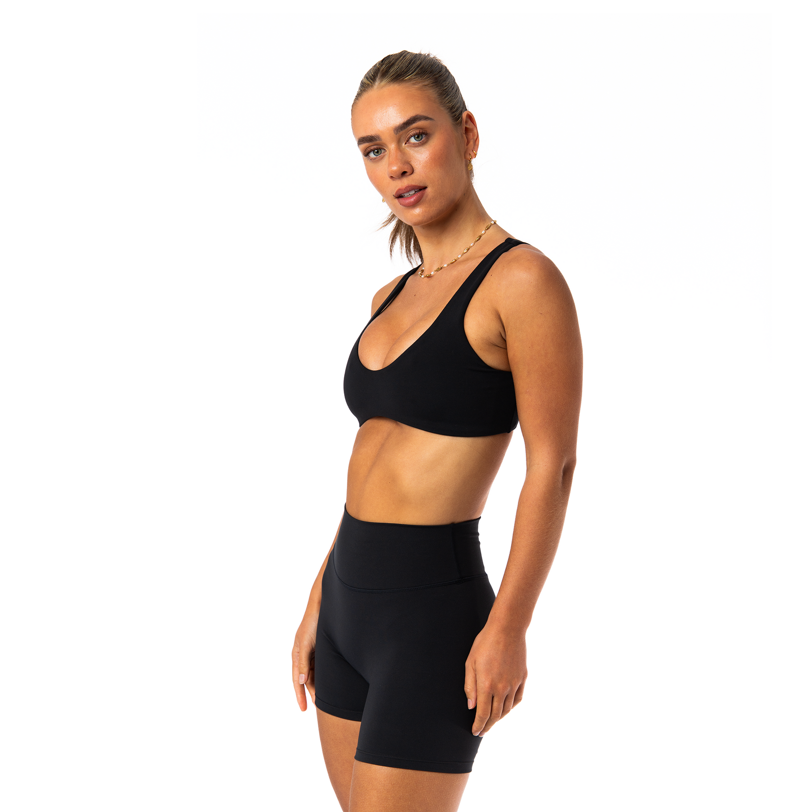Delphine Crop | Midnight Black