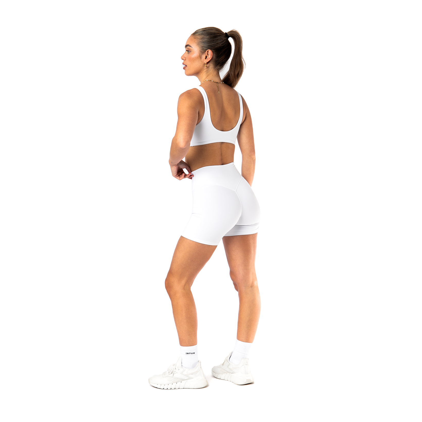 Delphine Crop | White