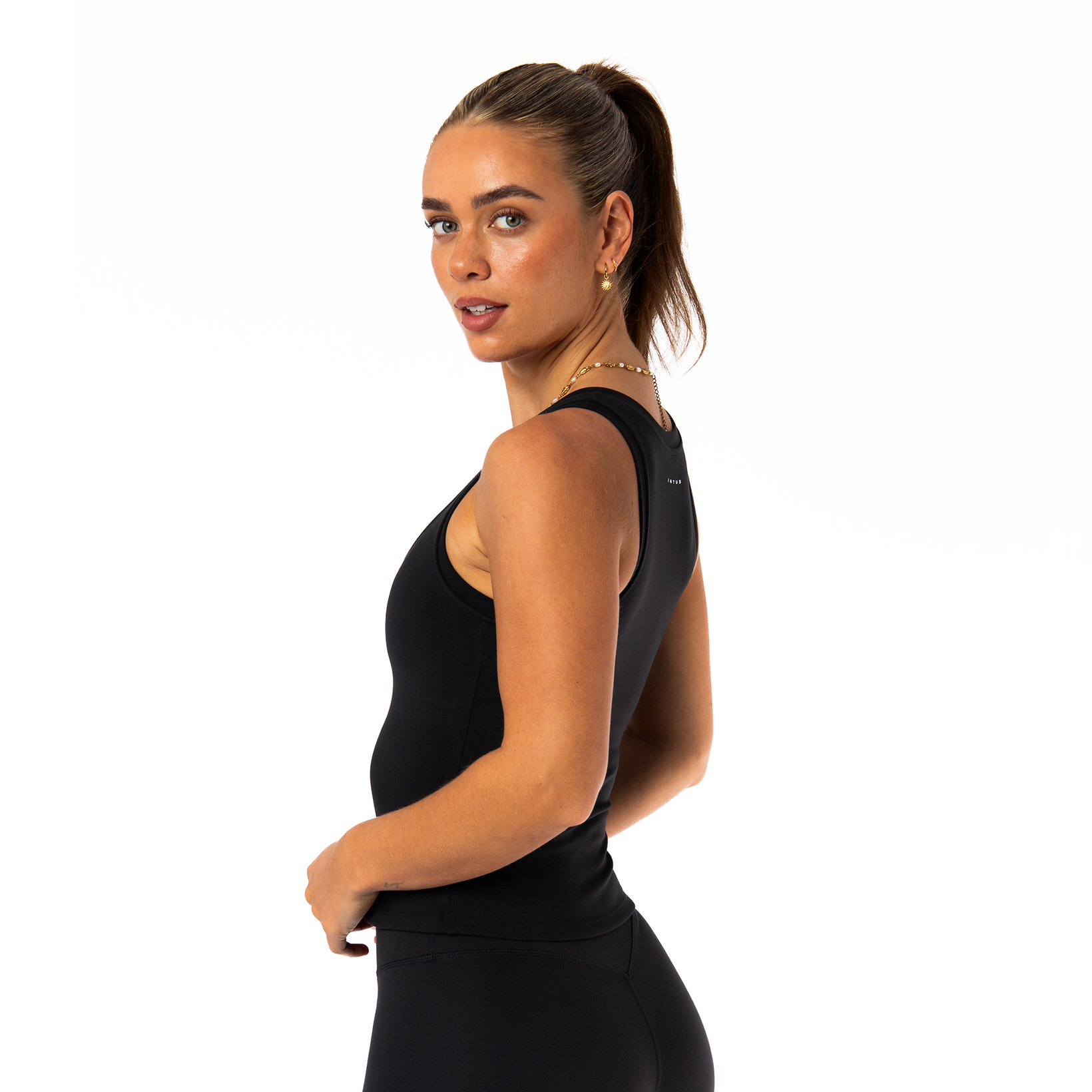 Delphine Tank | Midnight Black