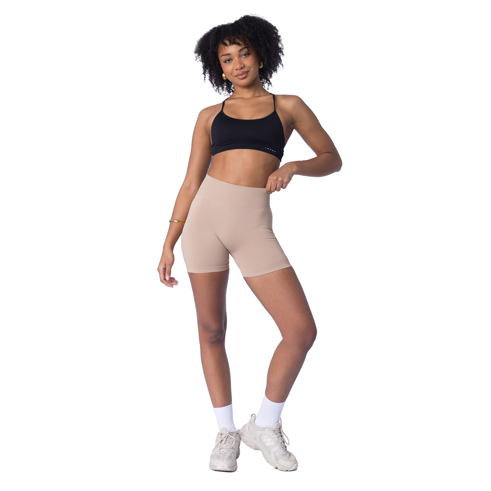 Kinetic Seamless Shorts | Latte