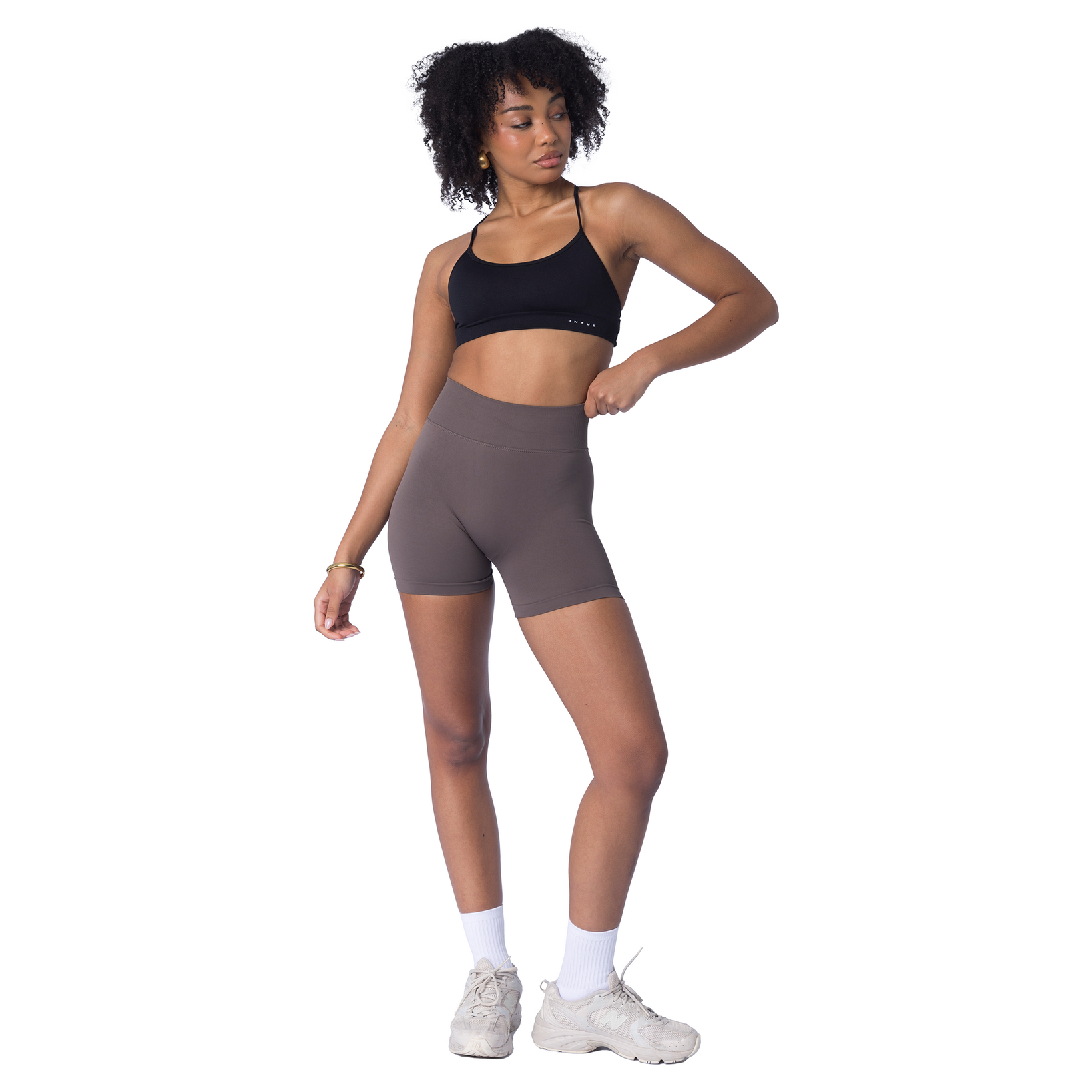 Kinetic Seamless Shorts | Mocha