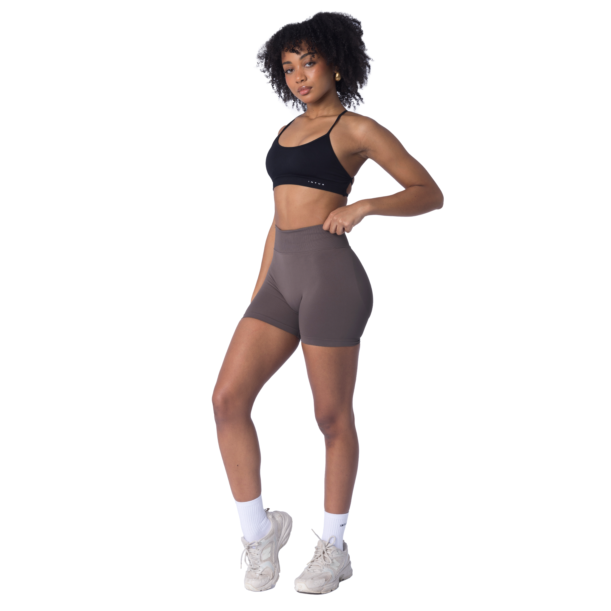 Kinetic Seamless Shorts | Mocha