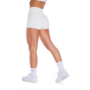 Athletica S1 – Scrunch Booty Shorts | White