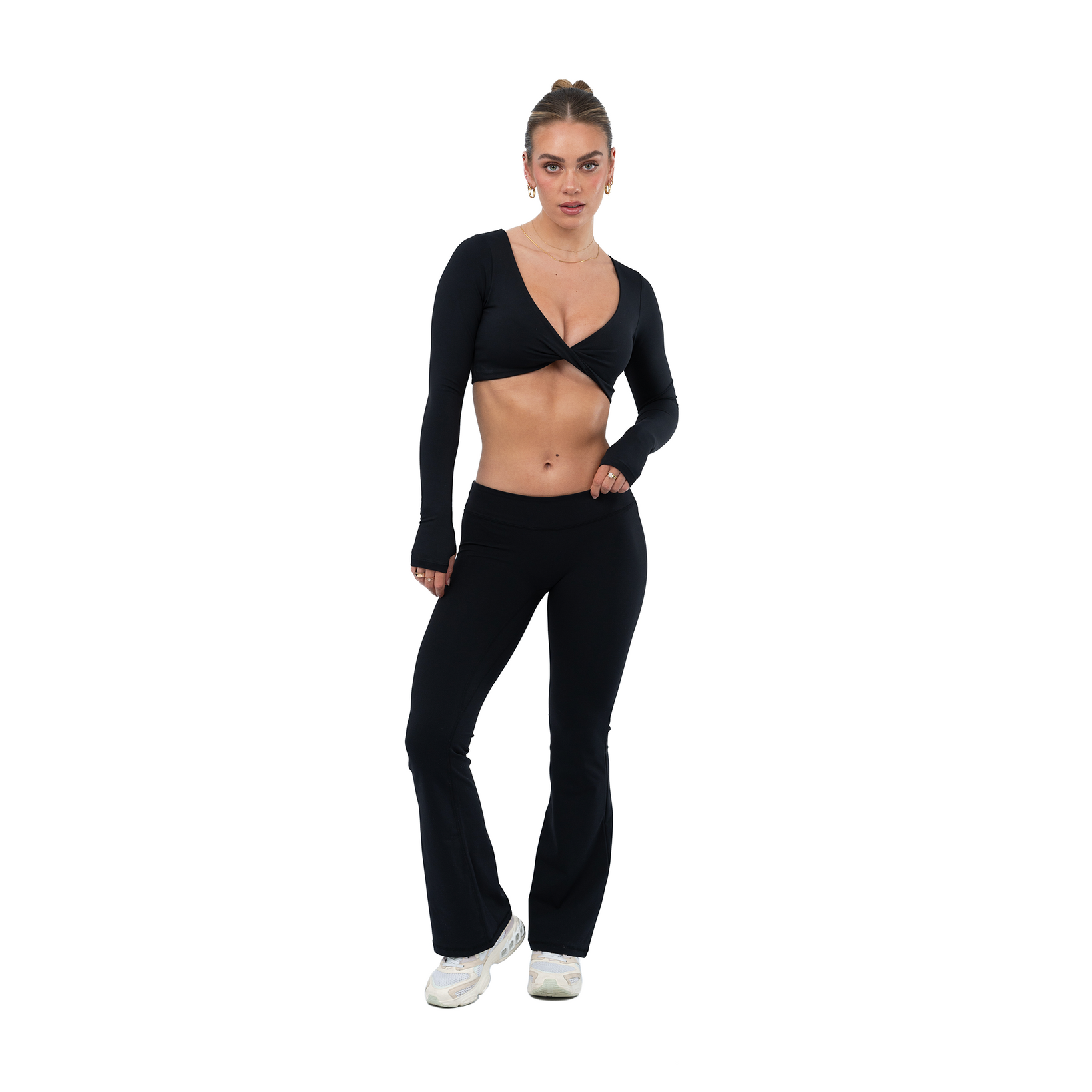 Athletica S2 – Long Sleeve Crop | Onyx
