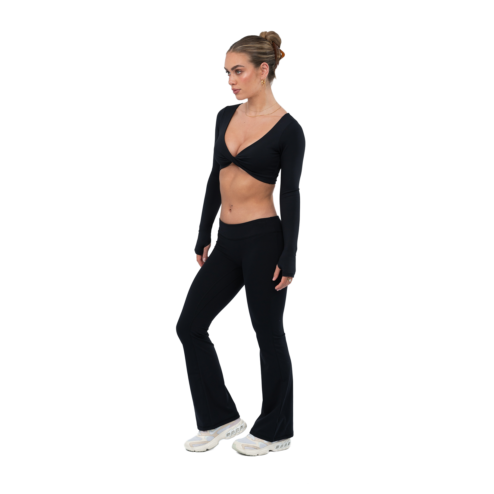 Athletica S2 – Long Sleeve Crop | Onyx