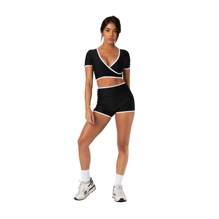 Athletica S3 – Crop Tee | Onyx