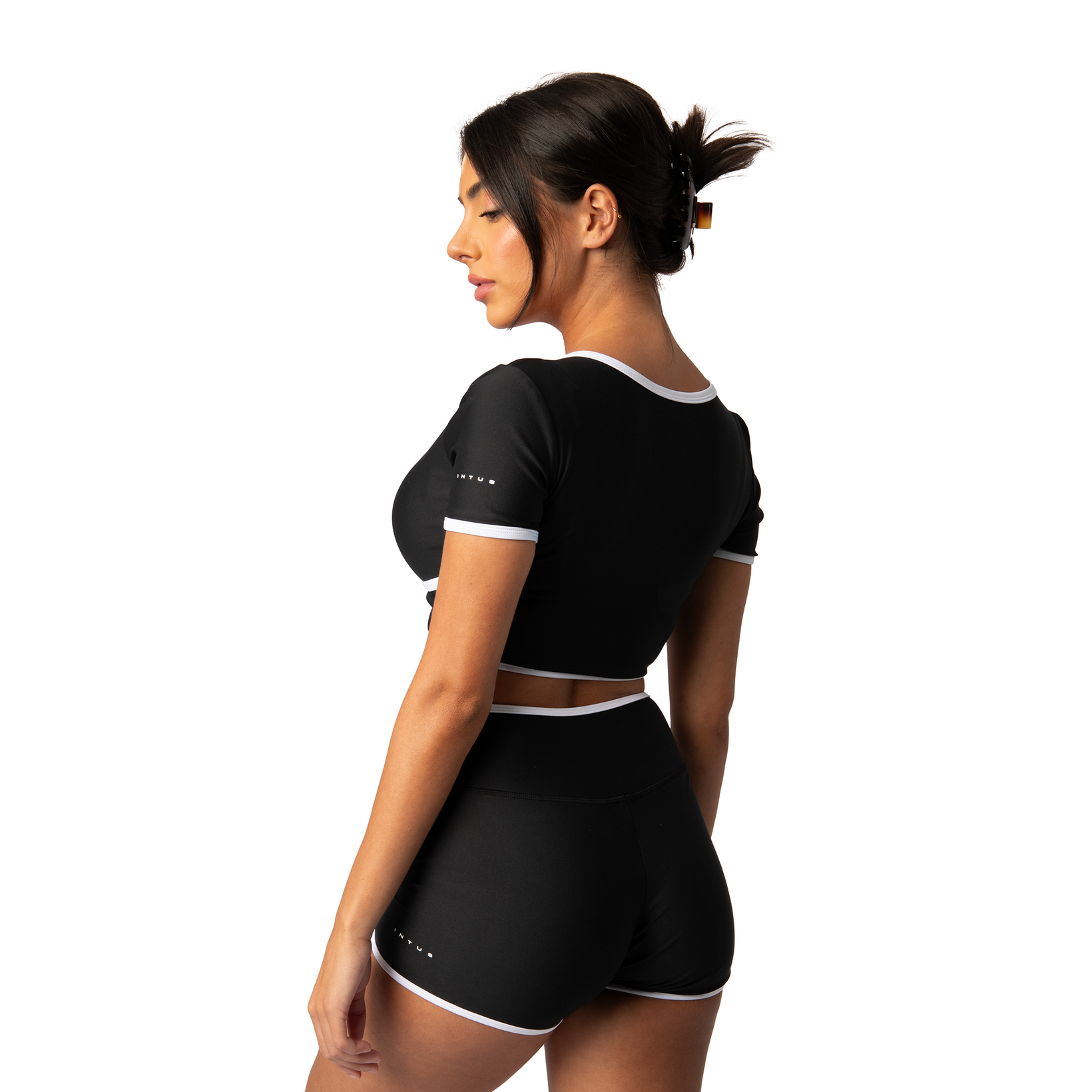 Athletica S3 – Crop Tee | Onyx