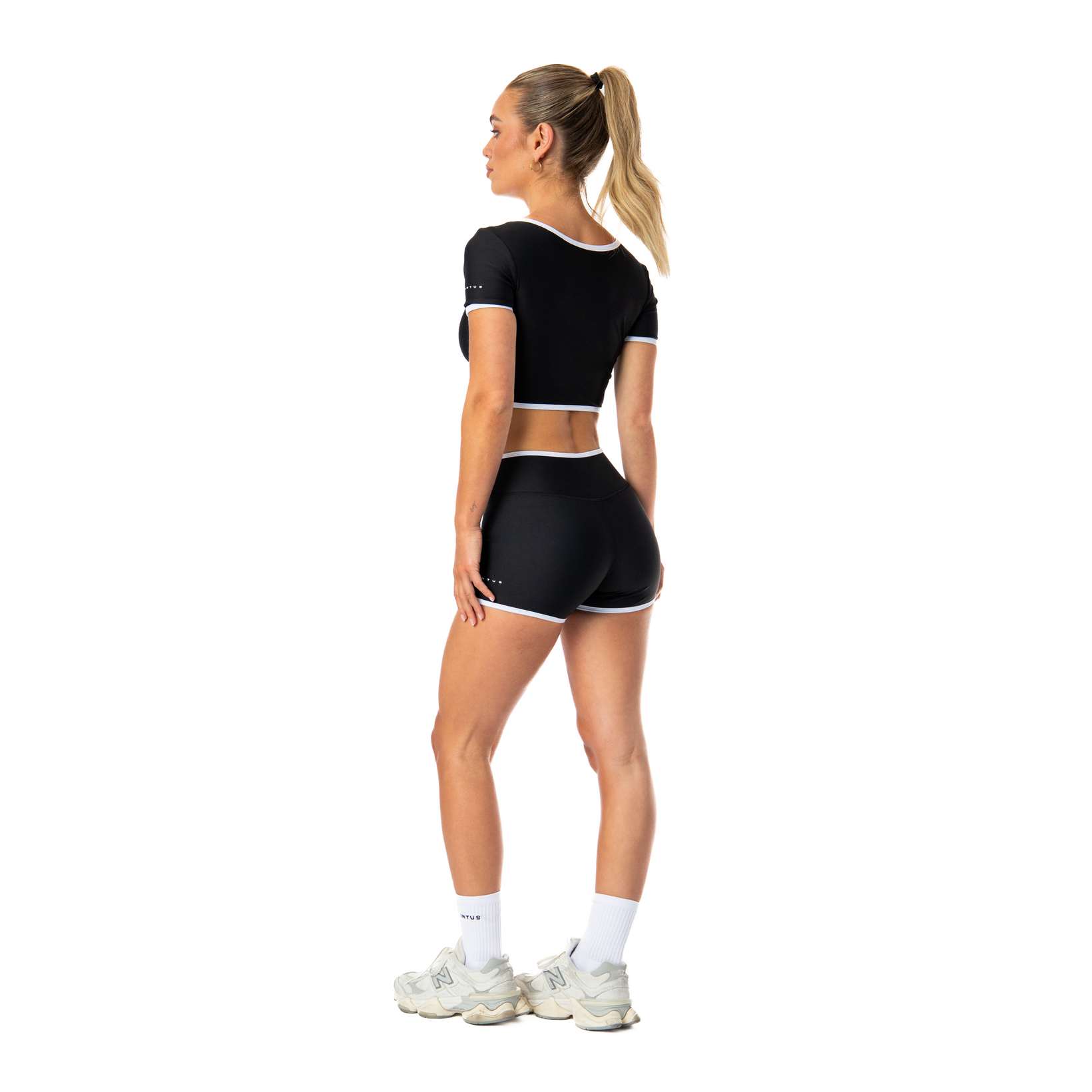 Athletica S3 – Crop Tee | Onyx