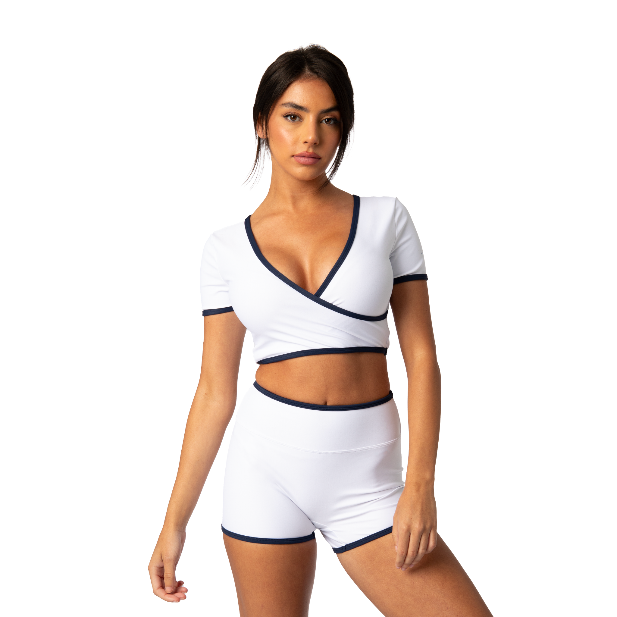 Athletica S3 – Crop Tee | White