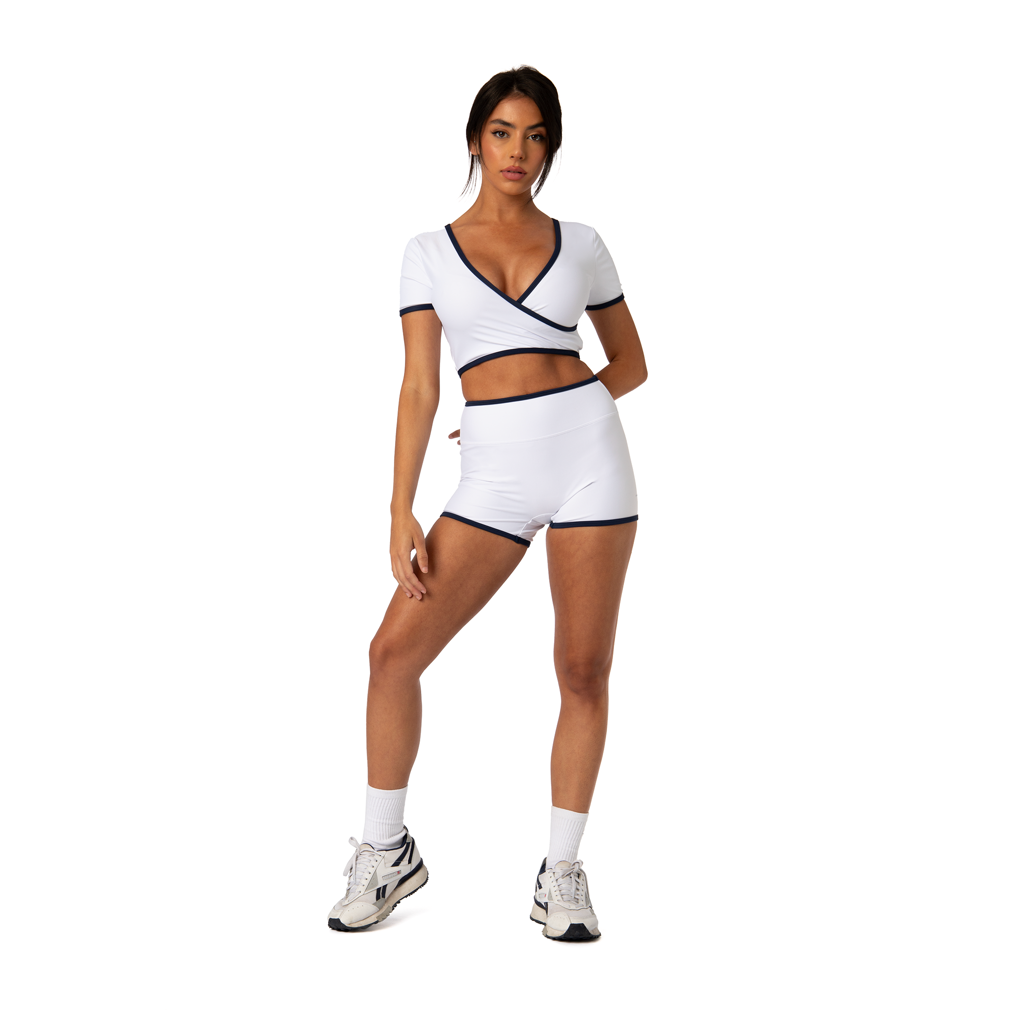 Athletica S3 – Crop Tee | White