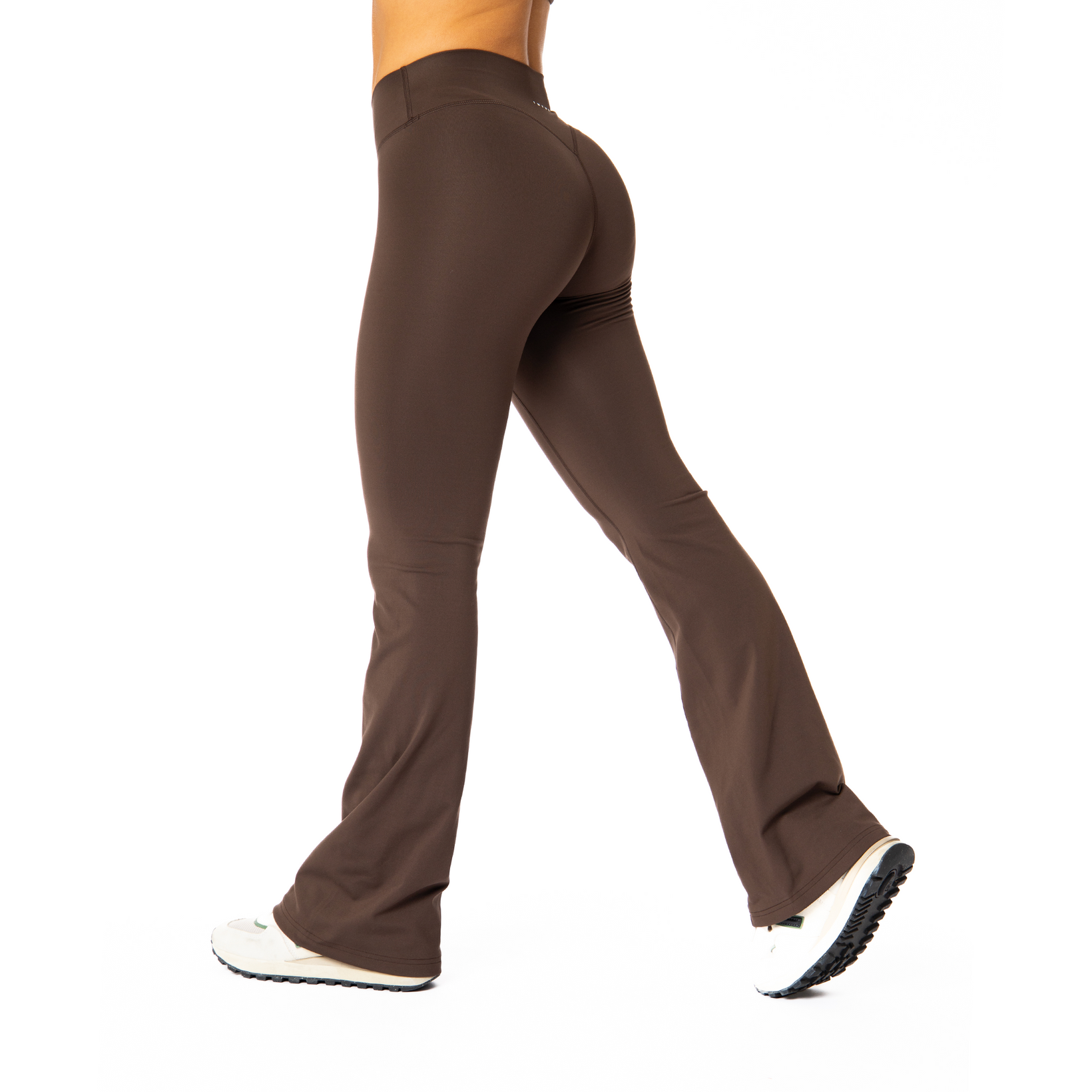 Solene Flare Leggings | Coffee Bean