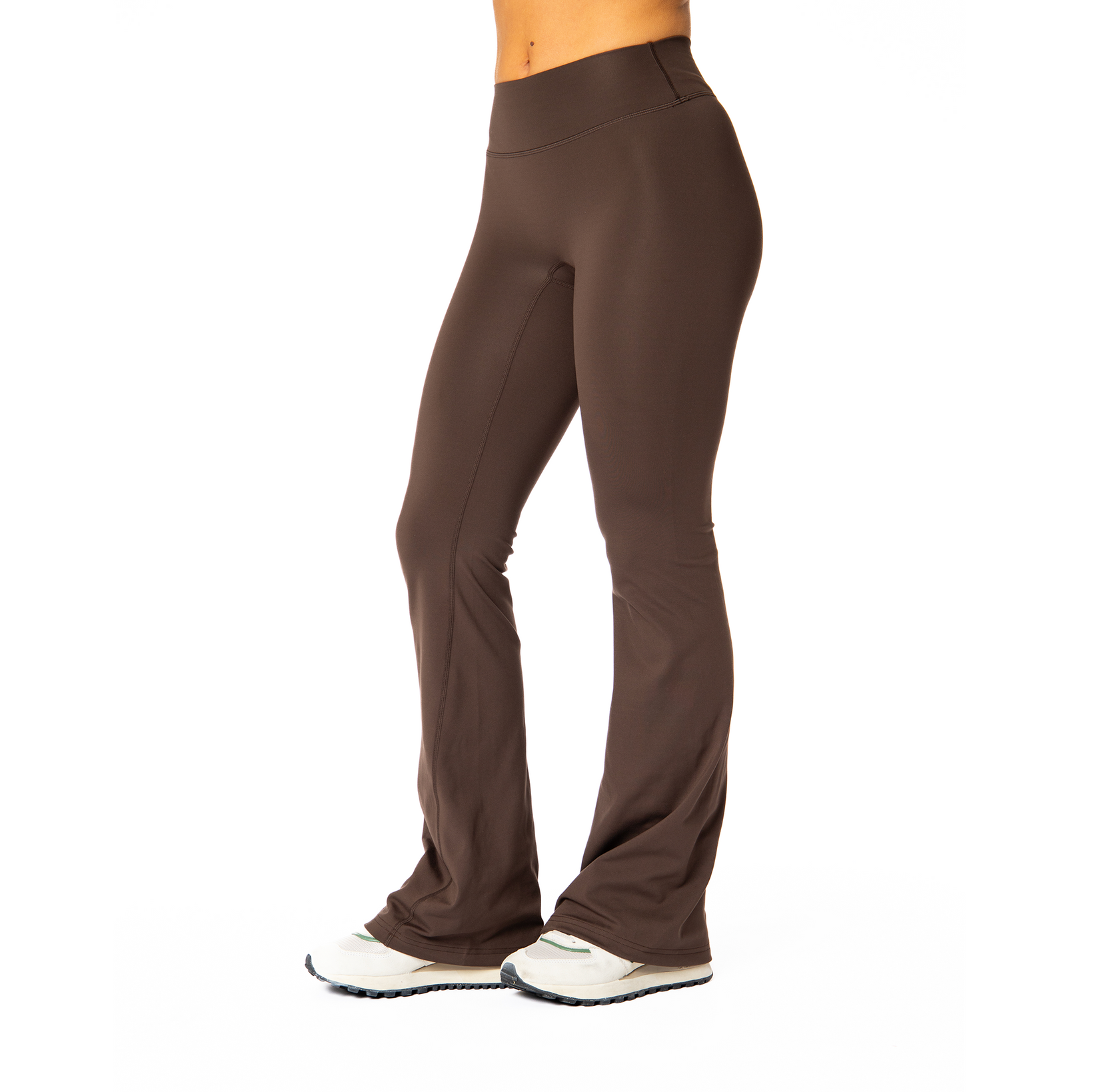 Solene Flare Leggings | Coffee Bean