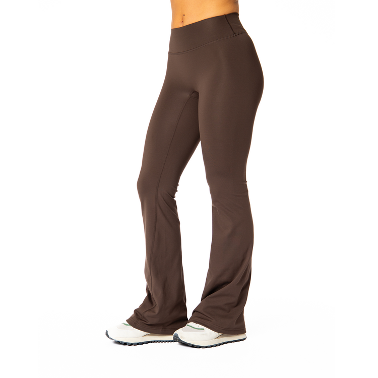 Solene Flare Leggings | Coffee Bean