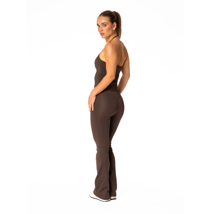 Solene Flare Leggings | Coffee Bean