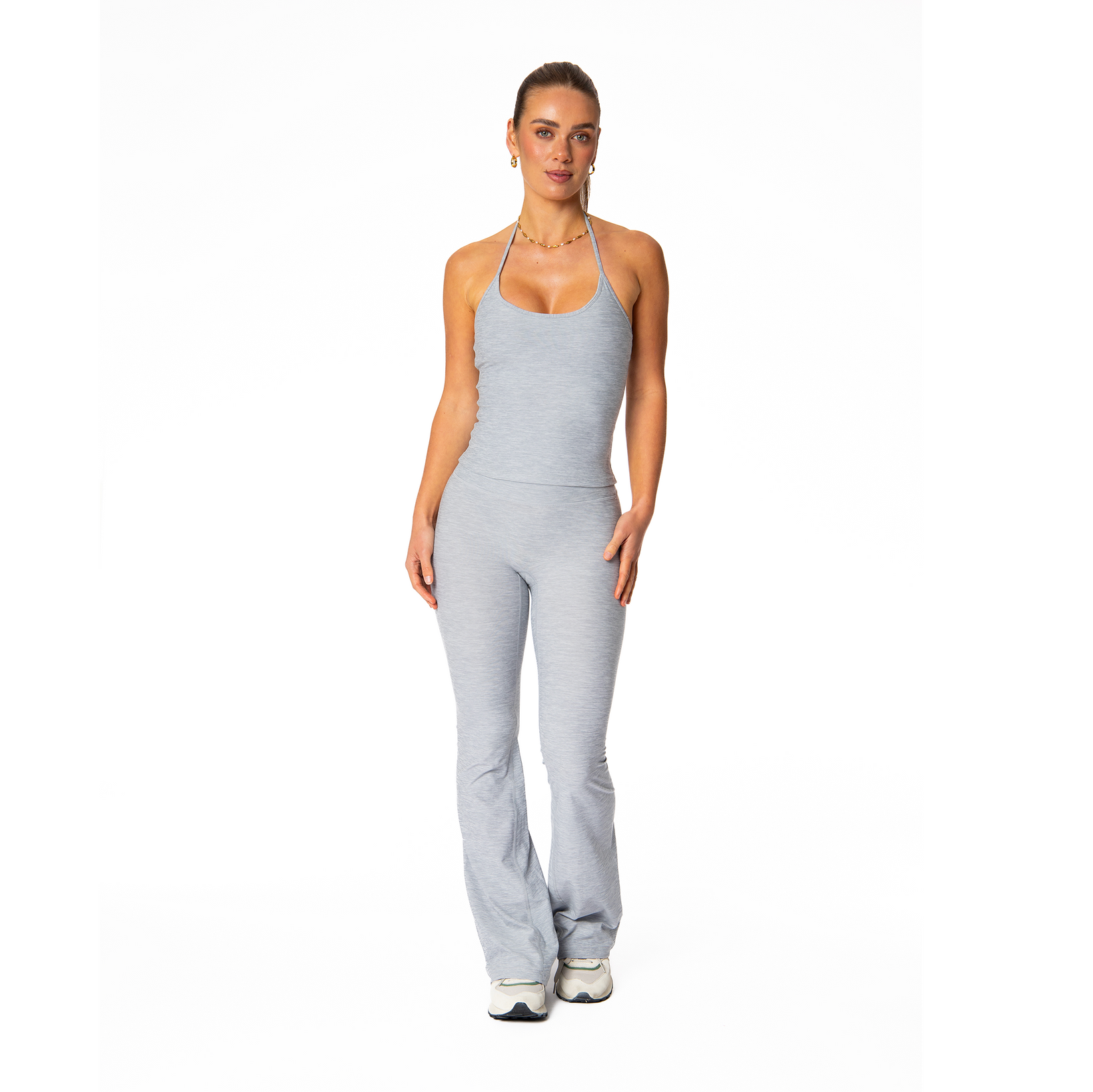 Solene Flare Leggings | Marle Grey