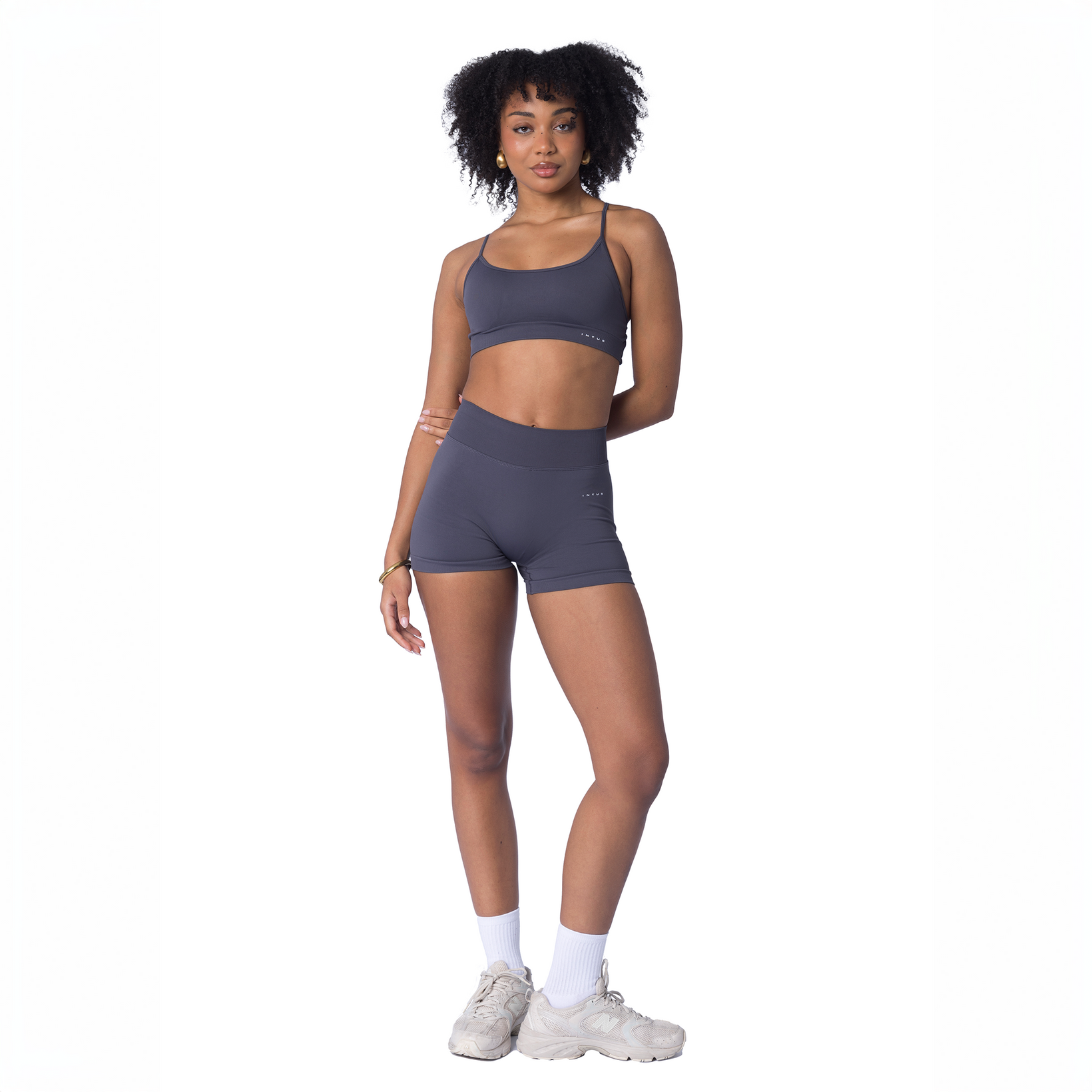 Verve Seamless Shorts | Graphite