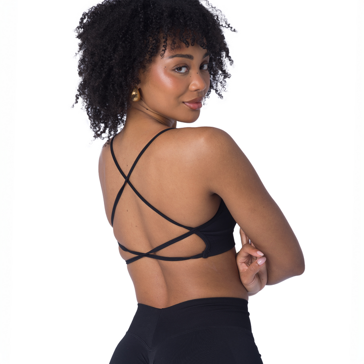 Verve Seamless Sports Bra | Onyx