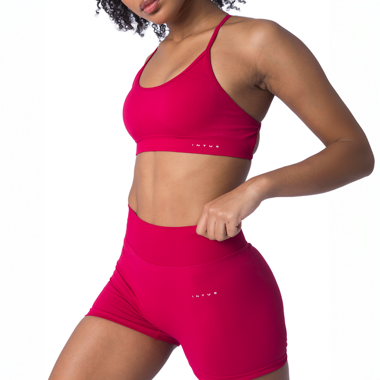 Verve Seamless Sports Bra | Ruby