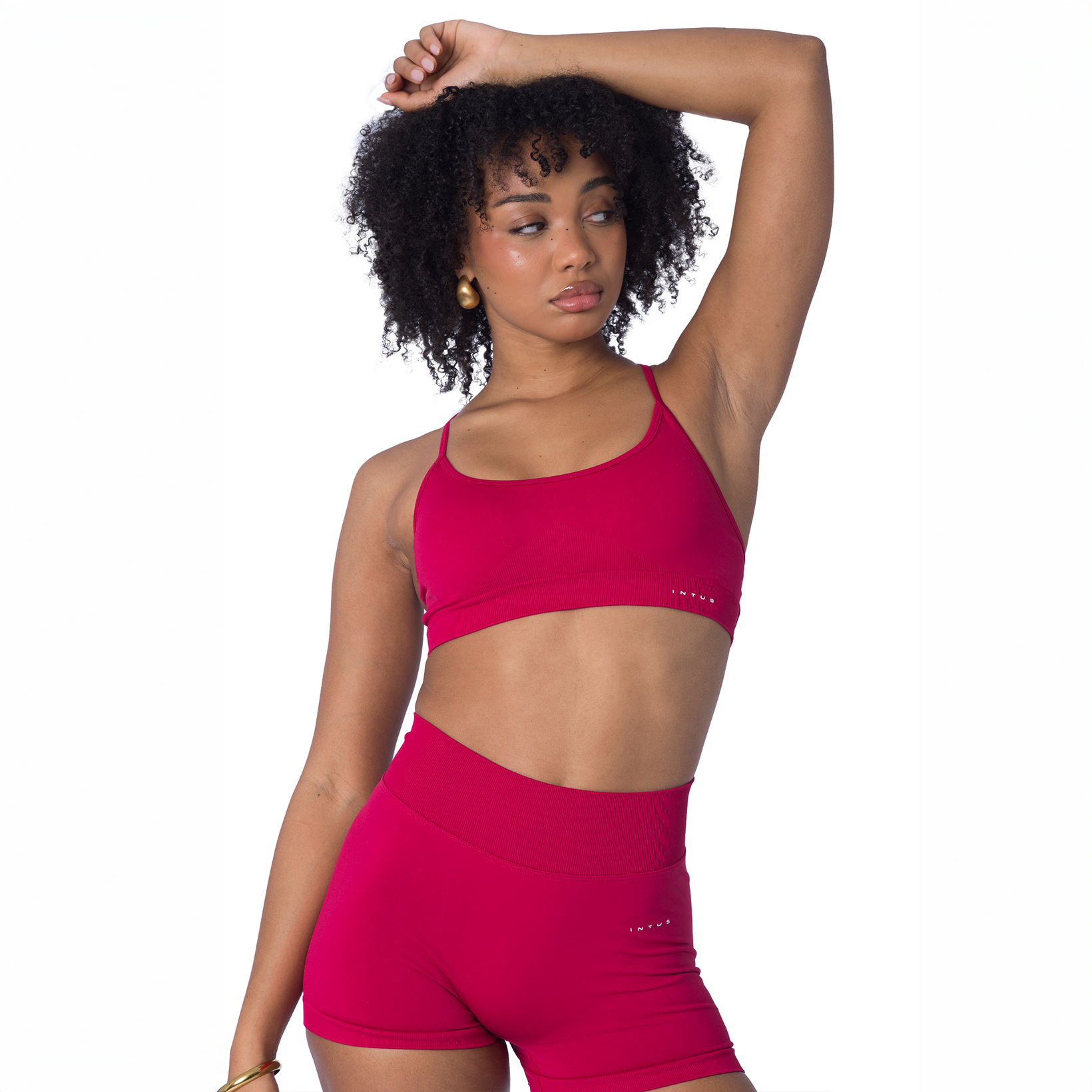 Verve Seamless Sports Bra | Ruby