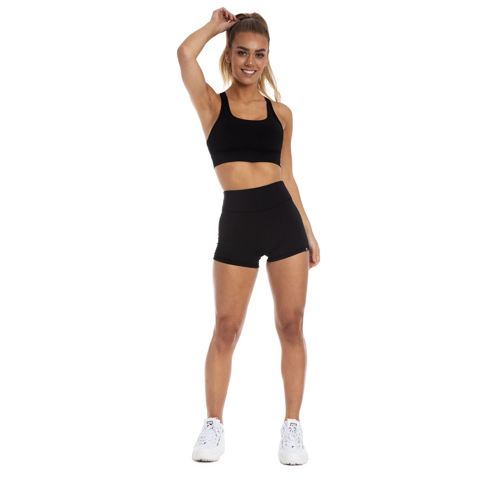 Vibe Scrunch Booty Shorts | Midnight Black