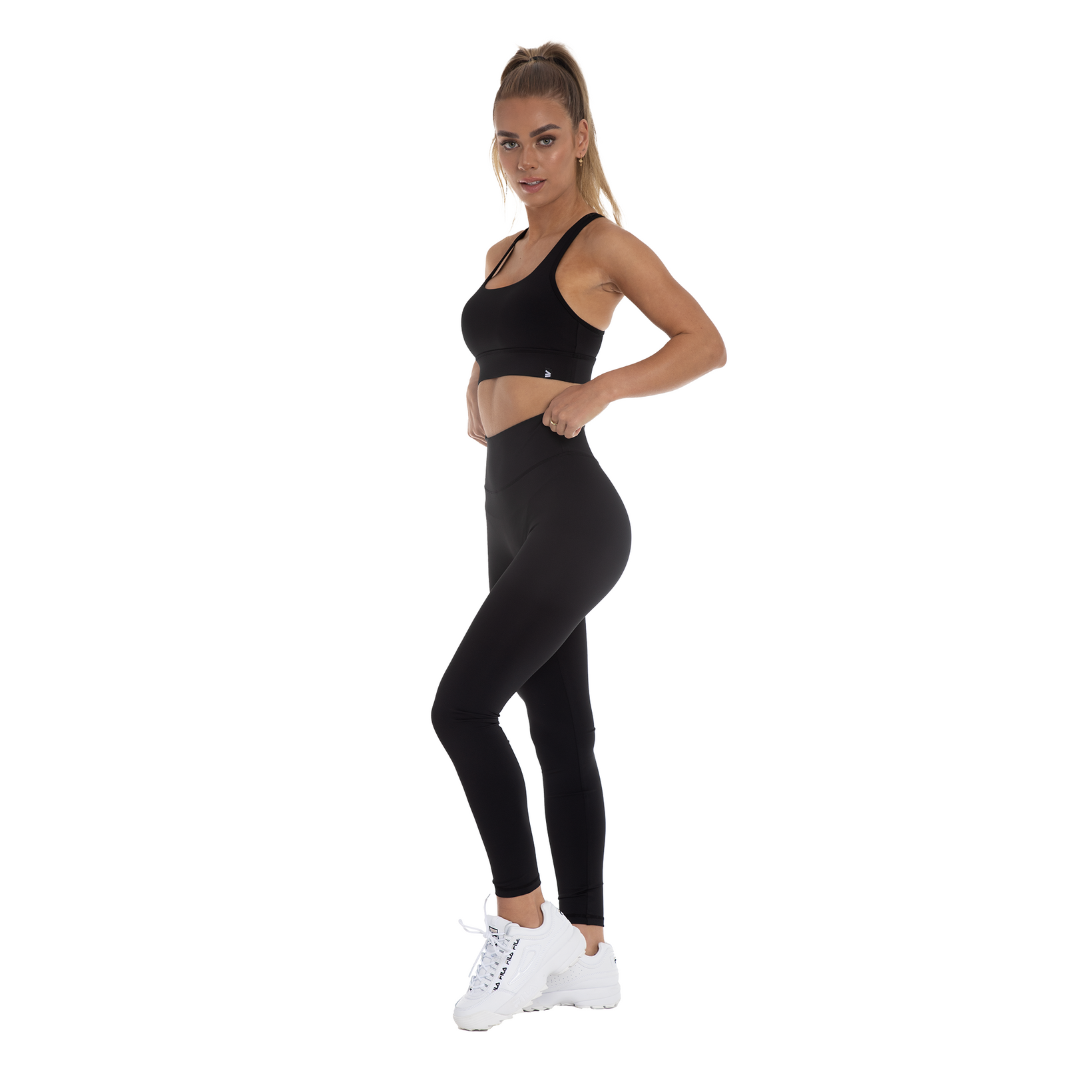 Vibe Sports Bra | Midnight Black