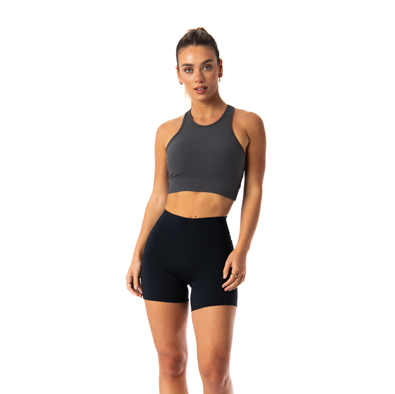 Zyra Crop | Cloud Grey