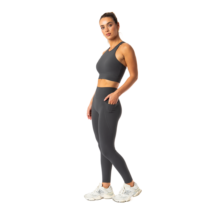 Zyra Performance Leggings | Cloud Grey
