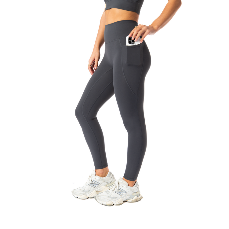 Zyra Performance Leggings | Cloud Grey
