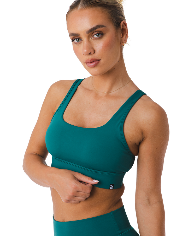 Vibe Sports Bra | Teal